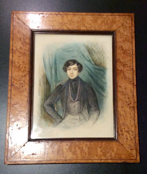 French School Georgian Portrait of a Young Man