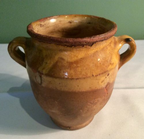 Tiny French 19th Century Confit Pot