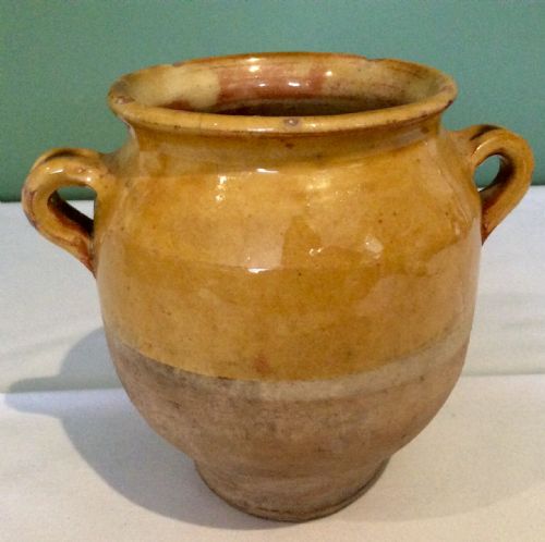 Tiny French Antique Confit Pot