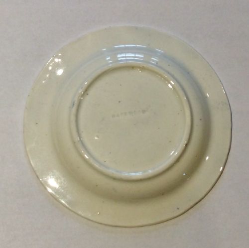MINIATURE BLUE WHITE PLATE BY HACKWOOD C1845 - ADDITIONAL PHOTO 1