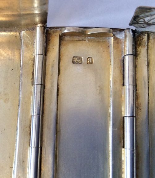 ANTIQUE SILVER HUNTING SANDWICH BOX - ADDITIONAL PHOTO 2