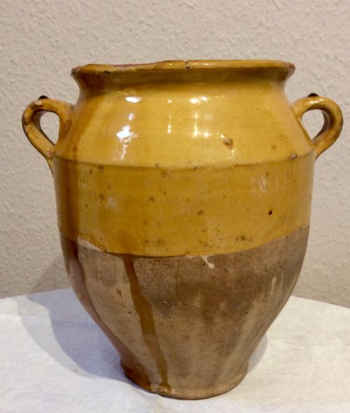 19th century french confit pot - CATEGORY: ANTIQUE CERAMICS - DATED 19TH CENTURY