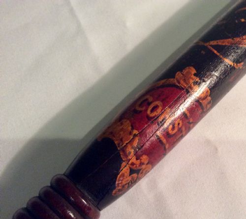 VICTORIAN PAINTED POLICE TRUNCHEON C1870 - ADDITIONAL PHOTO 1