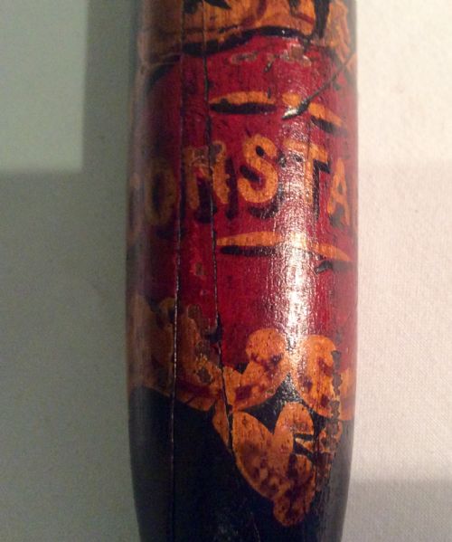 VICTORIAN PAINTED POLICE TRUNCHEON C1870 - ADDITIONAL PHOTO 5