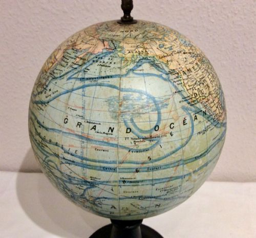 9 FRENCH TERRESTRIAL TABLE GLOBE C192730 BY J FOREST - ADDITIONAL PHOTO 4
