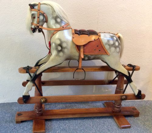 ANTIQUE LINES BROTHERS ROCKING HORSE - ADDITIONAL PHOTO 5