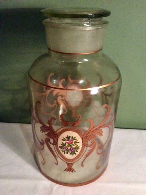 EXTRA LARGE VICTORIAN GLASS SHOP DISPLAY JAR - ADDITIONAL PHOTO 4