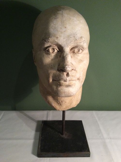 1930s plaster bust of a gentleman - CATEGORY: ANTIQUE MISCELLANEOUS - DATED 1930