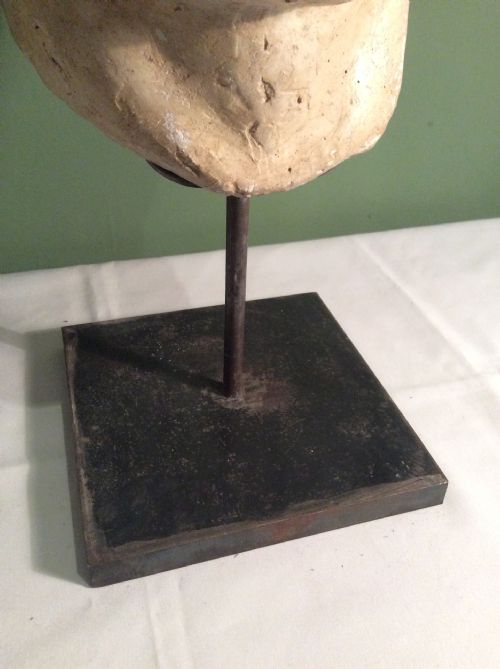1930S PLASTER BUST OF A GENTLEMAN - ADDITIONAL PHOTO 1