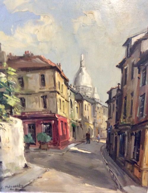 SIGNED FRAMED OIL ON CANVAS LUCIEN POTRONAT 18891974 - ADDITIONAL PHOTO 1