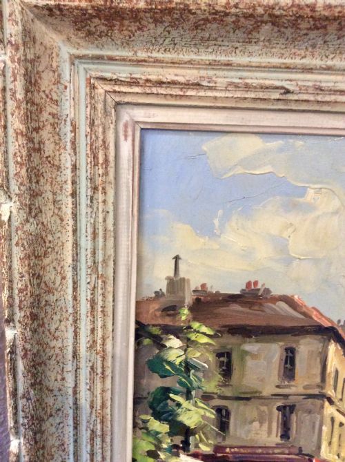 SIGNED FRAMED OIL ON CANVAS LUCIEN POTRONAT 18891974 - ADDITIONAL PHOTO 3