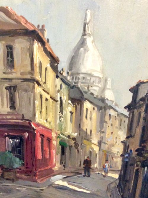 SIGNED FRAMED OIL ON CANVAS LUCIEN POTRONAT 18891974 - ADDITIONAL PHOTO 4
