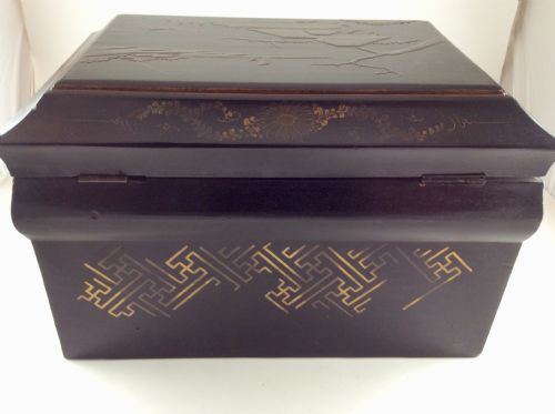 19TH CENTURY LARGE CHINOISERIE WORKBOX - ADDITIONAL PHOTO 6