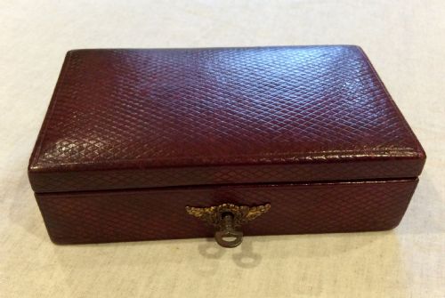 EDWARDIAN LADIES LEATHER CASH BOX - ADDITIONAL PHOTO 3