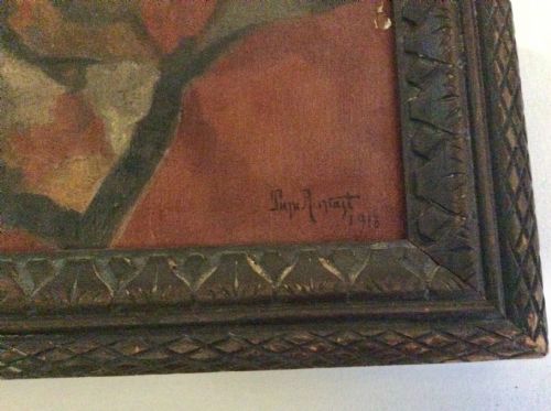 STILL LIFE OIL PAINTING DATED 1918 - ADDITIONAL PHOTO 1