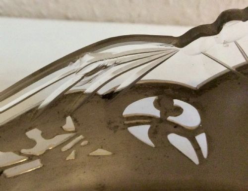 WMF ART NOUVEAU SILVER PLATE AND GLASS CENTREPIECE - ADDITIONAL PHOTO 2
