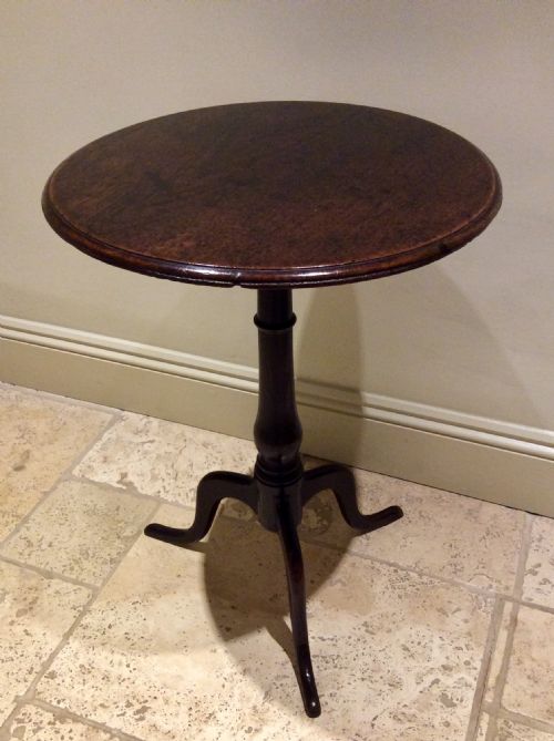 georgian oak tripod table - CATEGORY: ANTIQUE TABLES - DATED GEORGIAN