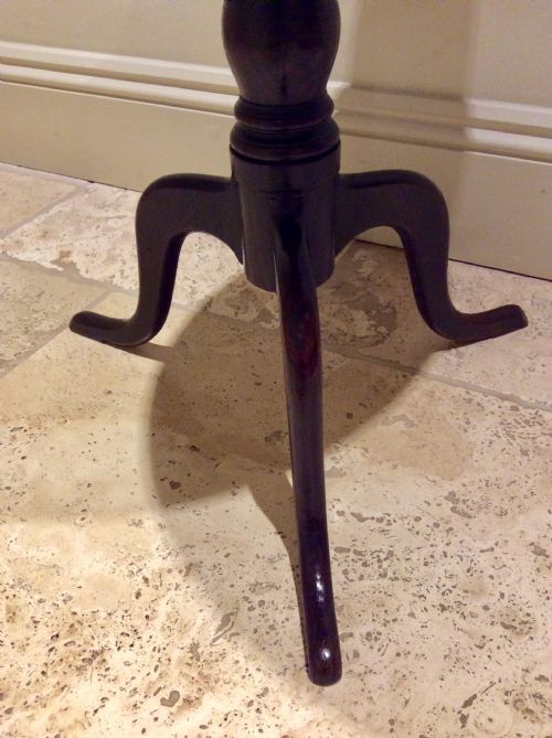 GEORGIAN OAK TRIPOD TABLE - ADDITIONAL PHOTO 1
