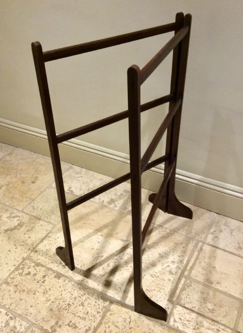 georgian mahogany towel rail - CATEGORY: ANTIQUE MISCELLANEOUS - DATED GEORGIAN
