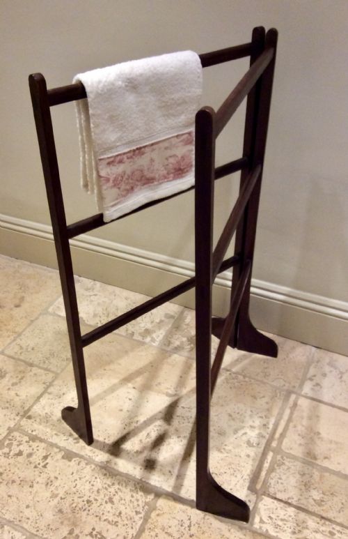 GEORGIAN MAHOGANY TOWEL RAIL - ADDITIONAL PHOTO 2