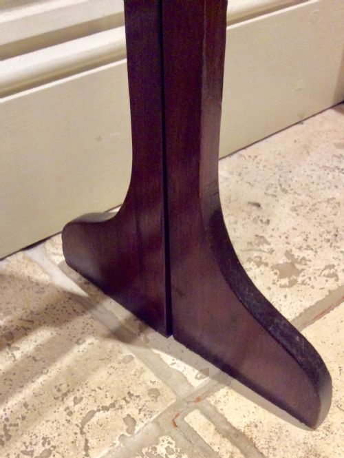 GEORGIAN MAHOGANY TOWEL RAIL - ADDITIONAL PHOTO 3