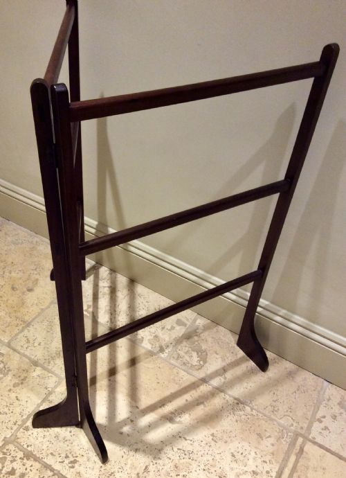 GEORGIAN MAHOGANY TOWEL RAIL - ADDITIONAL PHOTO 5