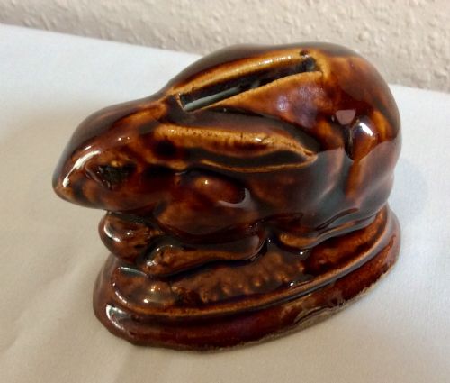 TREACLE GLAZE RABBIT MONEY BANK - ADDITIONAL PHOTO 4