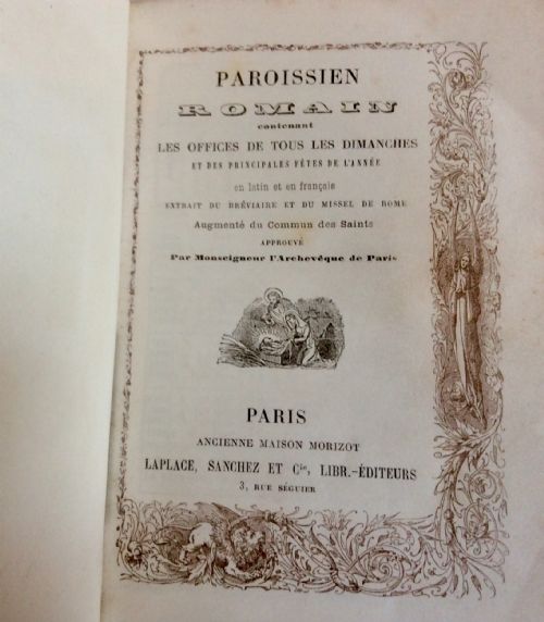 BEAUTIFUL FRENCH ILLUSTRATED PRAYER BOOK - ADDITIONAL PHOTO 5