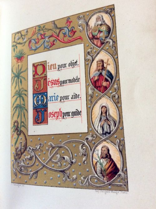 BEAUTIFUL FRENCH ILLUSTRATED PRAYER BOOK - ADDITIONAL PHOTO 7