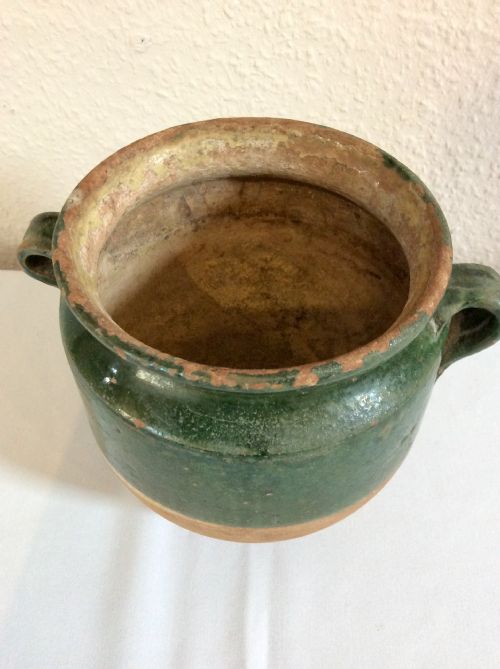 FRENCH GREEN CONFIT POT - ADDITIONAL PHOTO 1