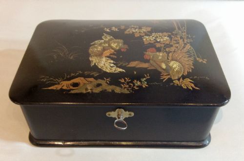 antique french chinoiserie box - CATEGORY: ANTIQUE BOXES - DATED 1900