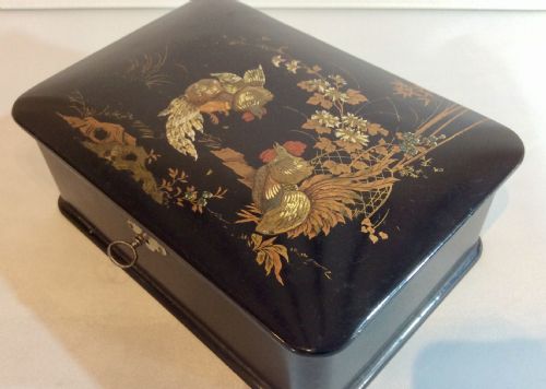 ANTIQUE FRENCH CHINOISERIE BOX - ADDITIONAL PHOTO 3