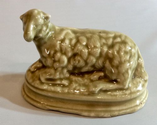 1920s french sheep money bank - CATEGORY: ANTIQUE BOXES - DATED 1920