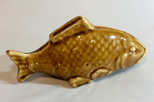early 20th century french fish money bank - CATEGORY: ANTIQUE BOXES - DATED 1920