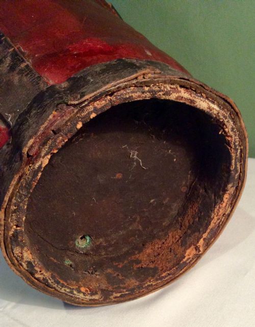 19TH CENTURY LEATHER FIRE BUCKET - ADDITIONAL PHOTO 9