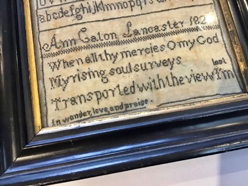 CHARMING LITTLE GEORGIAN SAMPLER - ADDITIONAL PHOTO 1