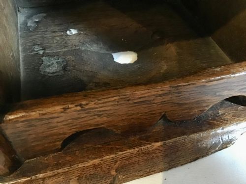 19TH C OAK FOOT STOVE OR VOETSTOFIE - ADDITIONAL PHOTO 2