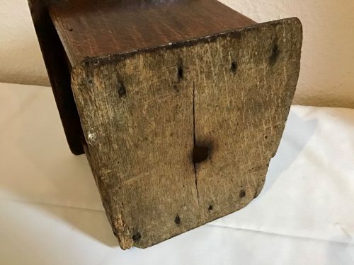 19TH C OAK FOOT STOVE OR VOETSTOFIE - ADDITIONAL PHOTO 5