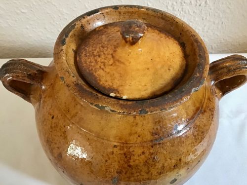 ANTIQUE BELGIAN BEAN POT - ADDITIONAL PHOTO 3