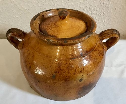 ANTIQUE BELGIAN BEAN POT - ADDITIONAL PHOTO 4