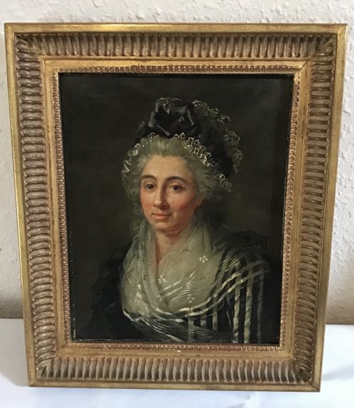 EXCEPTIONAL PAIR OF 18TH CENTURY FRENCH PORTRAITS - ADDITIONAL PHOTO 1