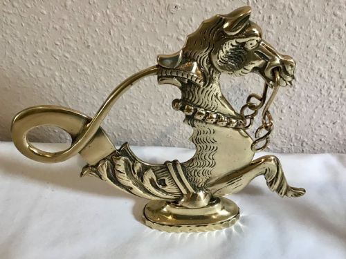 PAIR OF BRASS VENETIAN GONDOLA ORNAMENTS - ADDITIONAL PHOTO 4