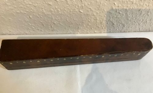 ANTIQUE FRENCH LEATHER FAN BOX - ADDITIONAL PHOTO 3