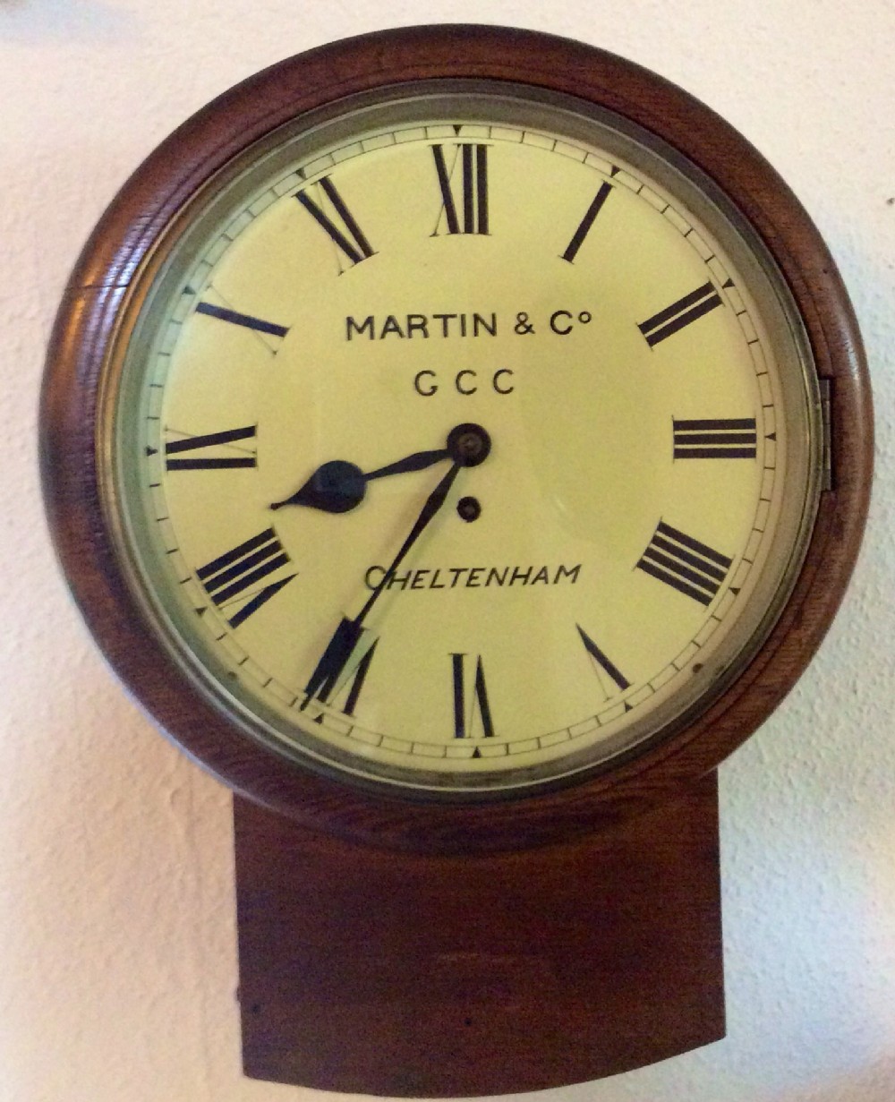 19th Century Oak Cased Wall Clock