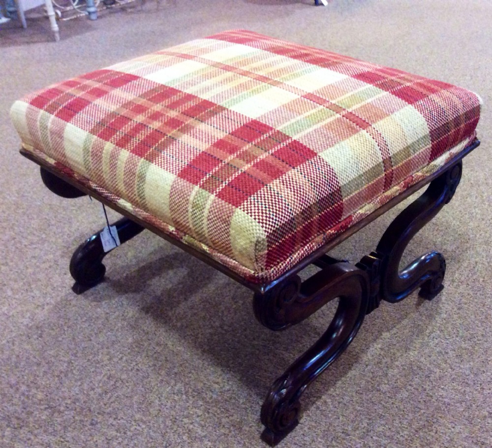 Late Regency Rosewood Stool