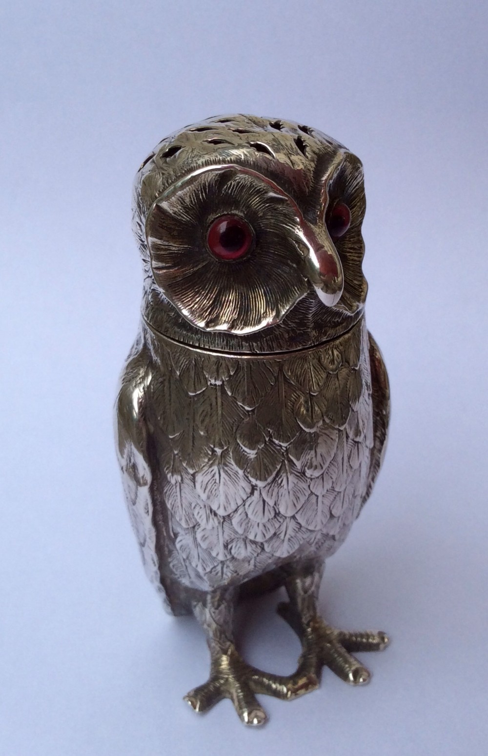 Novelty Silver Owl Pepper c1851
