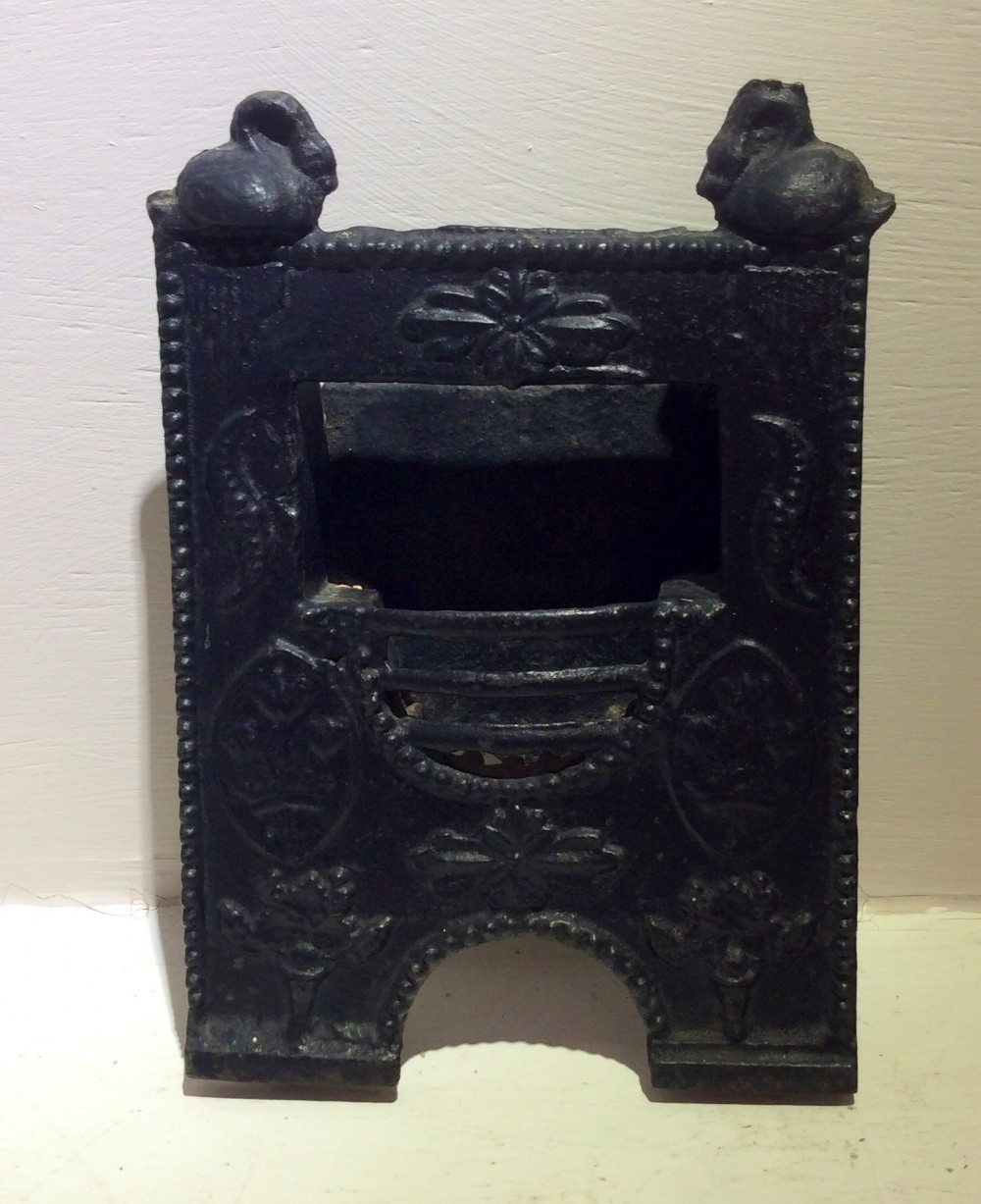 Miniature 19th Century Iron Fireplace