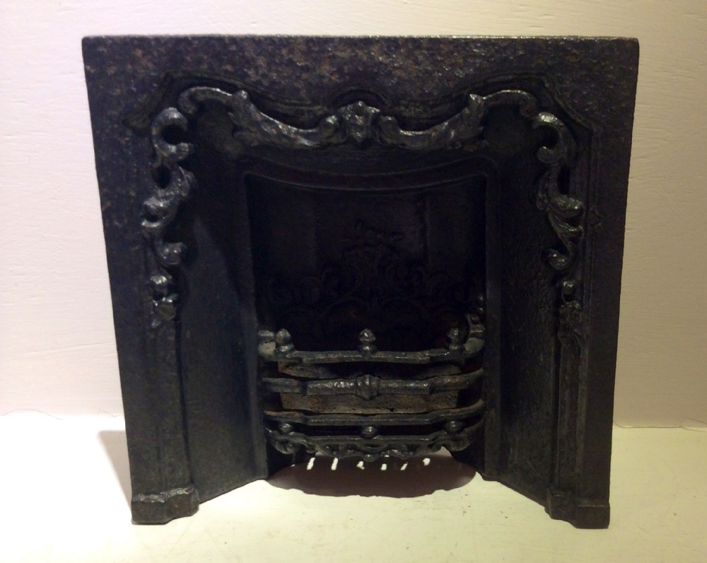 Miniature 19th Century Iron fire place