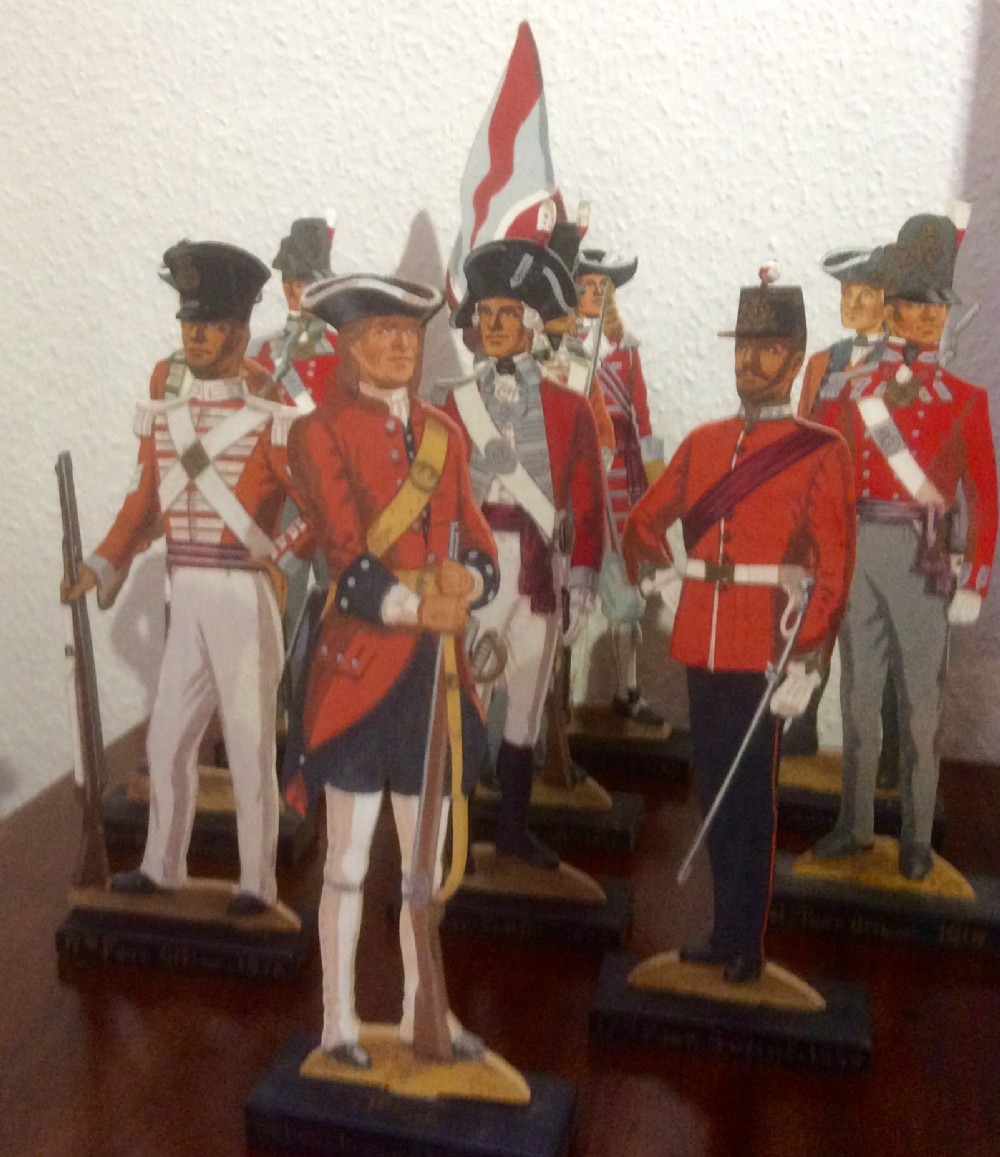 Painted Military Figures E V Howell