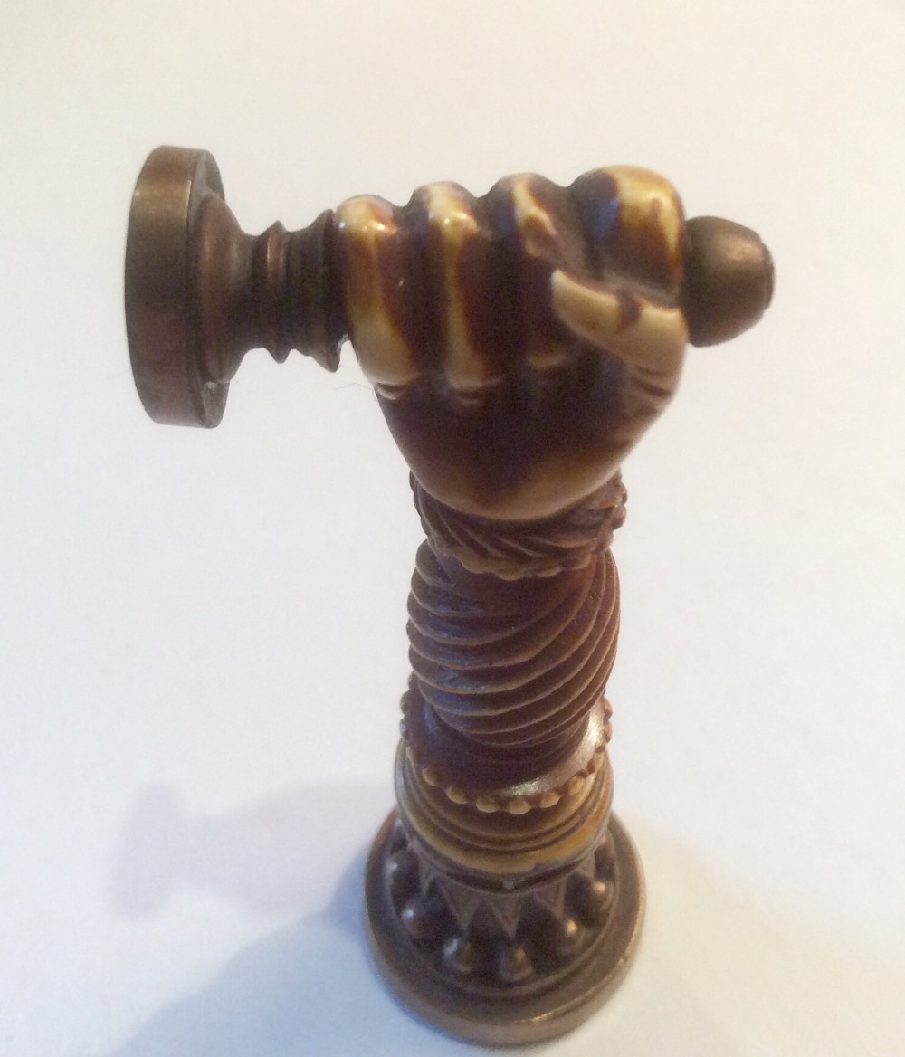 19th Century Desk Seal modelled as a hand